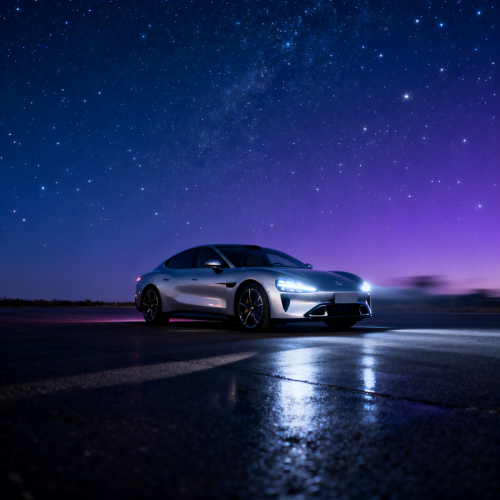Starry Sky Car Wallpaper