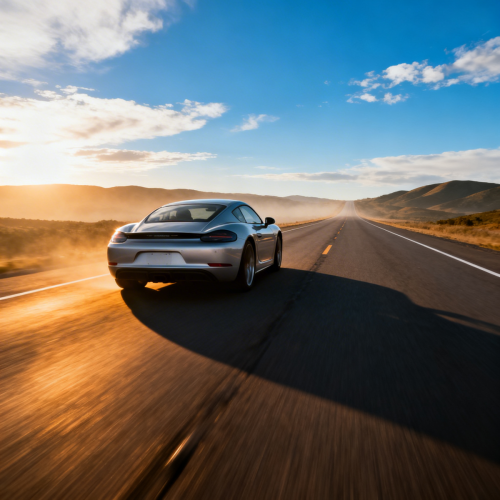 Endless Highway Car Wallpaper