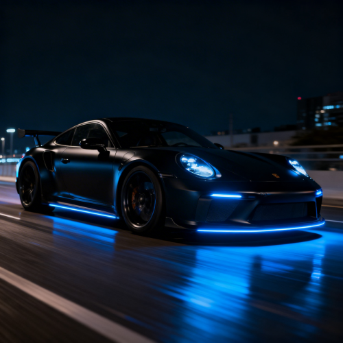 Dark AMOLED Car Wallpaper