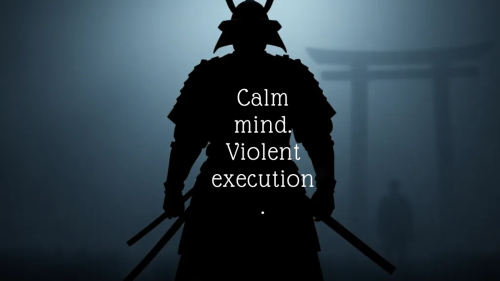 Calm Mind Violent Execution Wallpaper