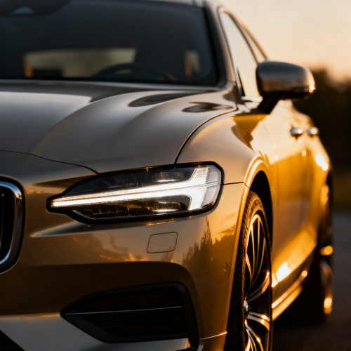 Cinematic Lighting Car Wallpaper
