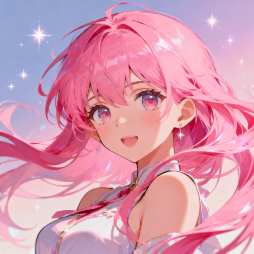 Pink Hair Anime Girl Wallpaper