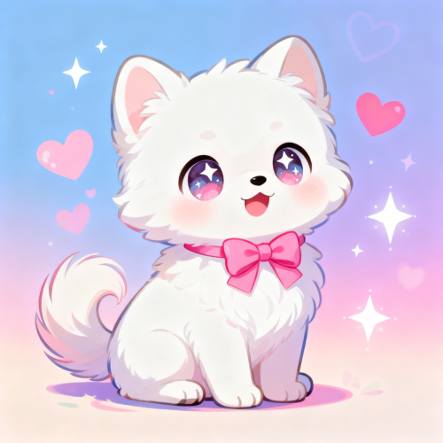 Cute Anime Cat Wallpaper