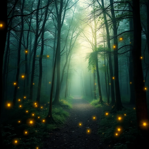 Magical Forest Path – Enchanted Nature Wallpaper