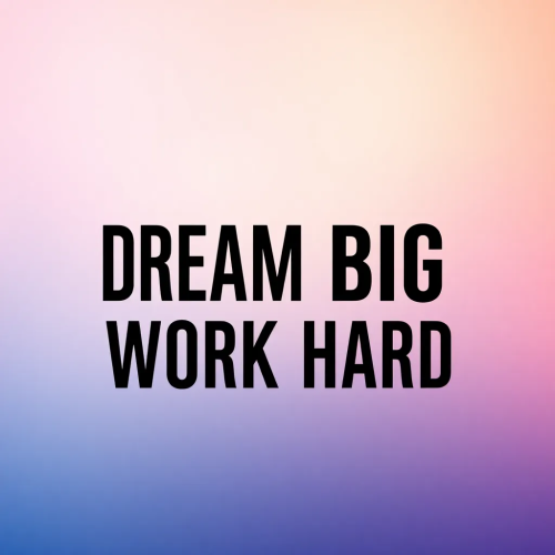 Dream Big Motivation Wallpaper – Success Quote 4K Background