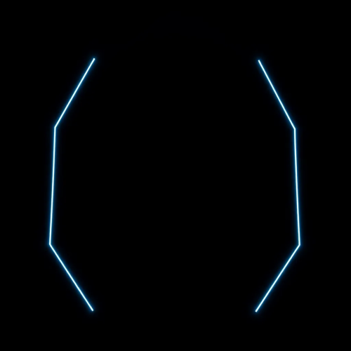 Dark Neon Geometry – Minimal Futuristic 8K Wallpaper